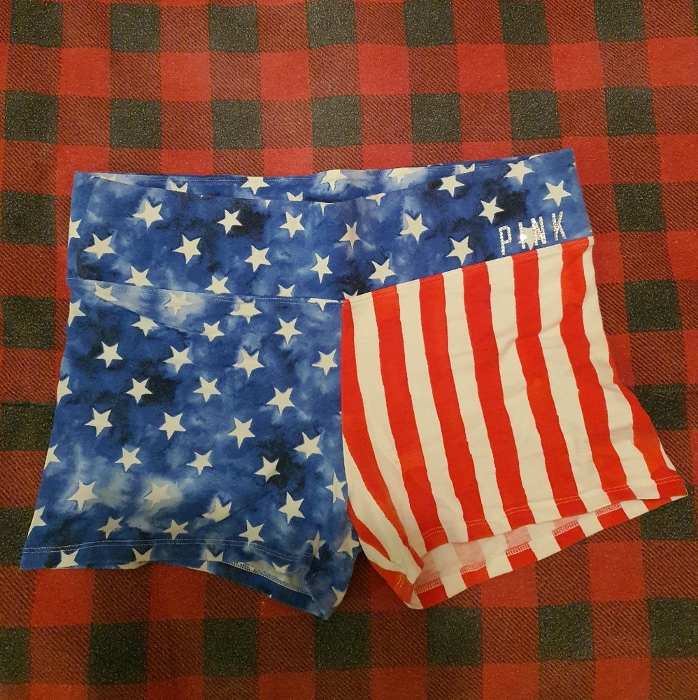 Vs pink yoga shorts